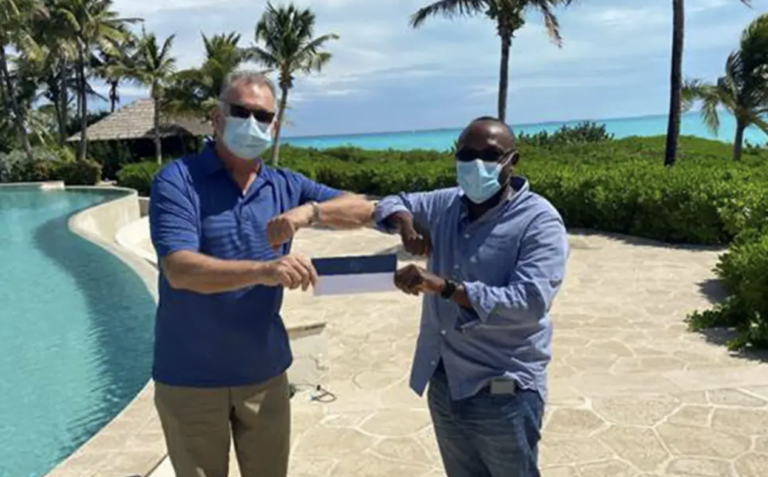 Exuma virtual race raises $12,000 for COVID relief, food, tablets