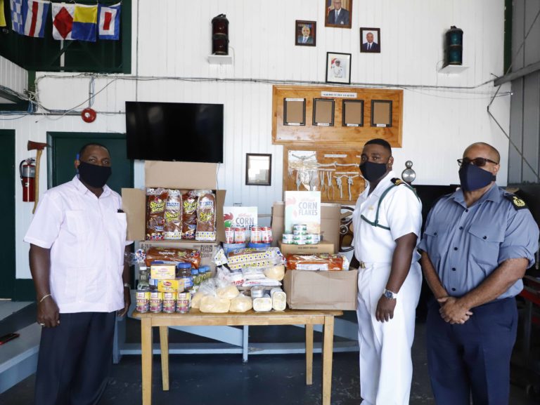 RBDF Harbour Patrol Unit provides groceries to Baptist convention