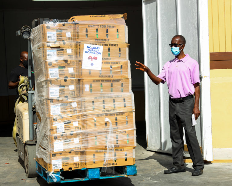 Royal Caribbean donates 5,000 turkeys to National Food Distribution Task Force
