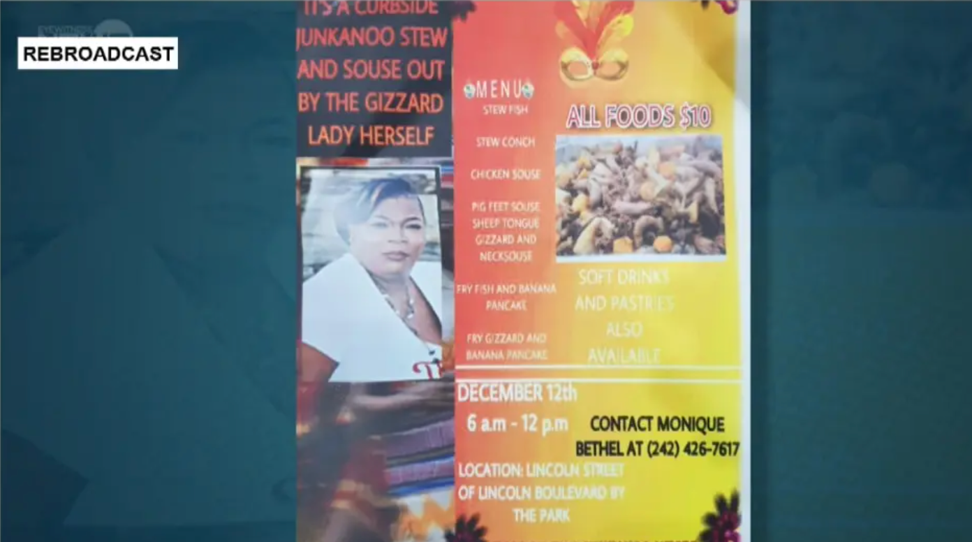 THE GIZZARD LADY TO HOST CURBSIDE JUNKANOO STEW AND SOUSE OUT