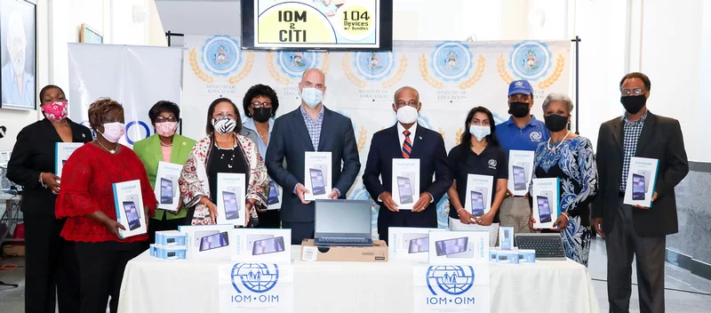 Citi, IOM donation brings Leno Learning Link closer to goal of tablets for every student