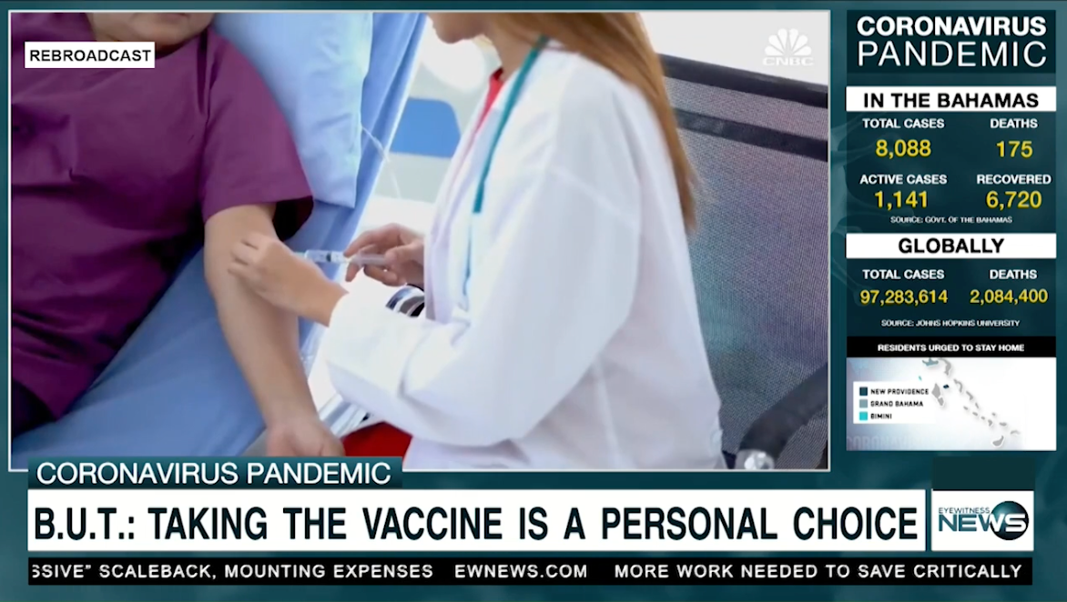 BUT: Taking the COVID-19 vaccine is a personal choice