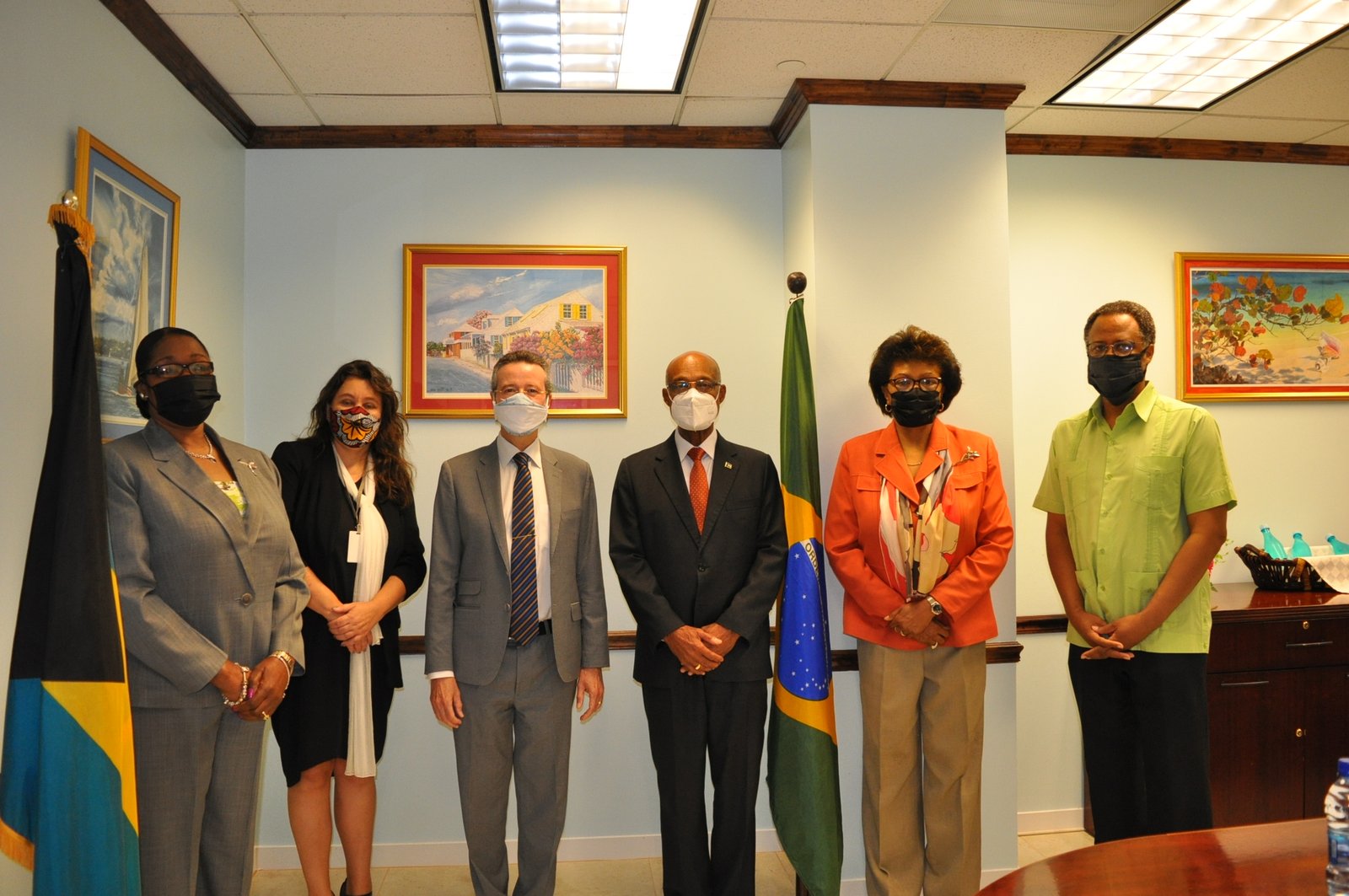 Ambassador of Brazil pays courtesy call on Bahamas Ministry of Education