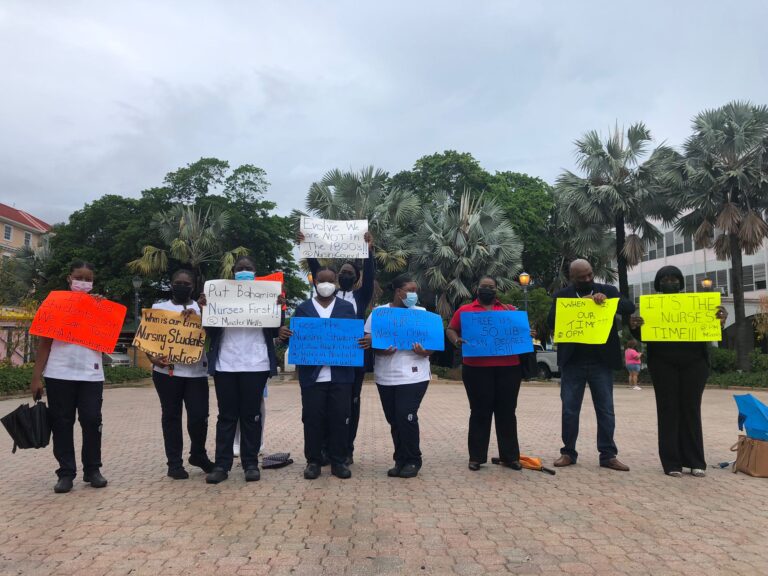 FREE US: Nursing students demonstrate in plea to graduate