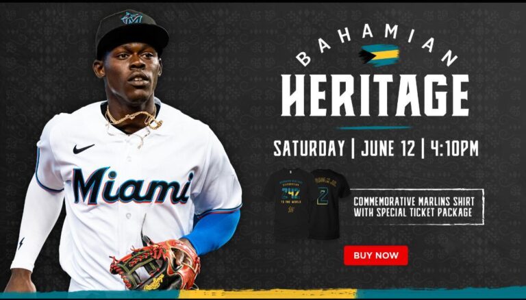 Special Bahamian Heritage event to be celebrated at Miami Marlins game next week Saturday