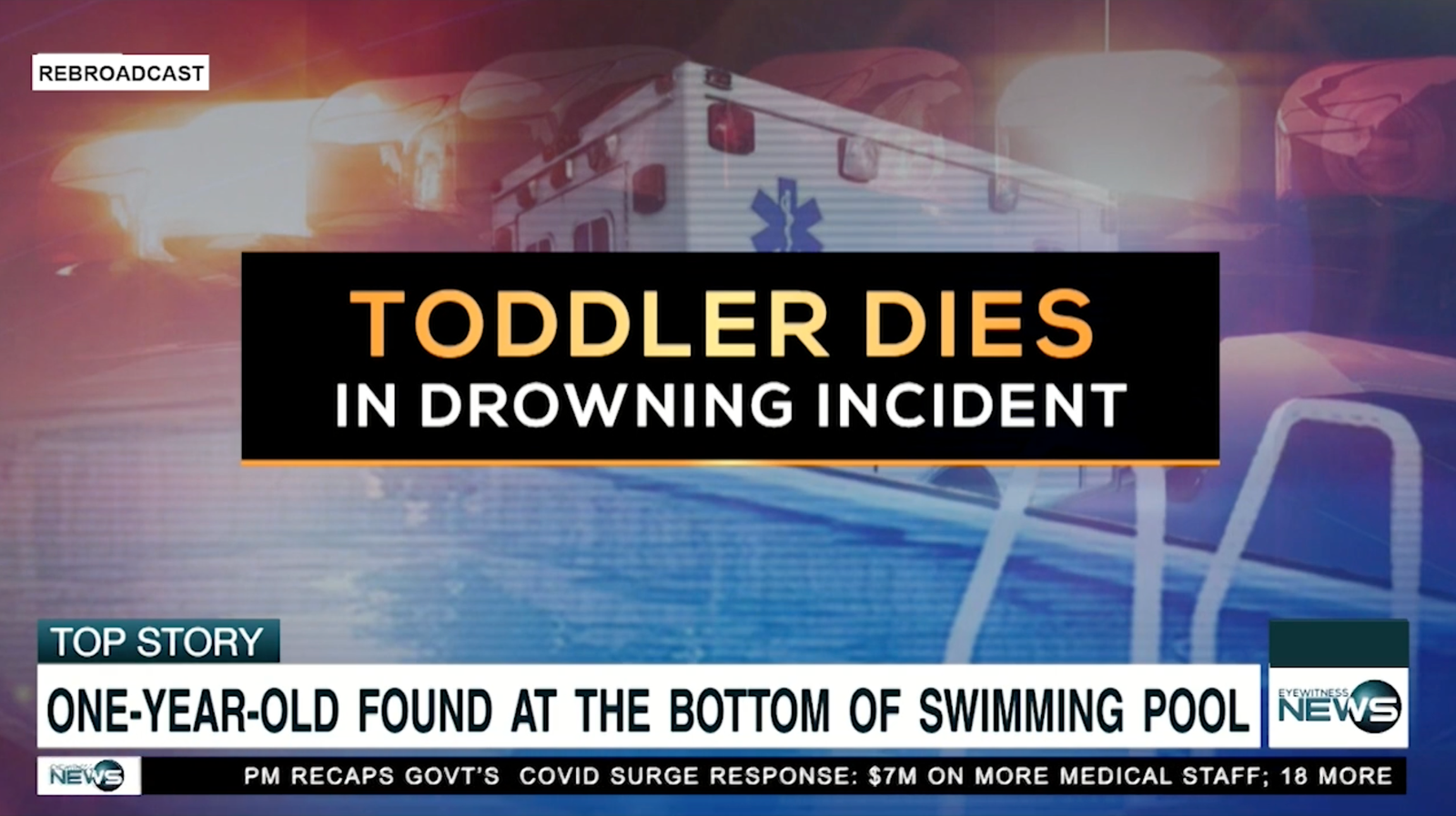 TODDLER DIES IN DROWNING INCIDENT