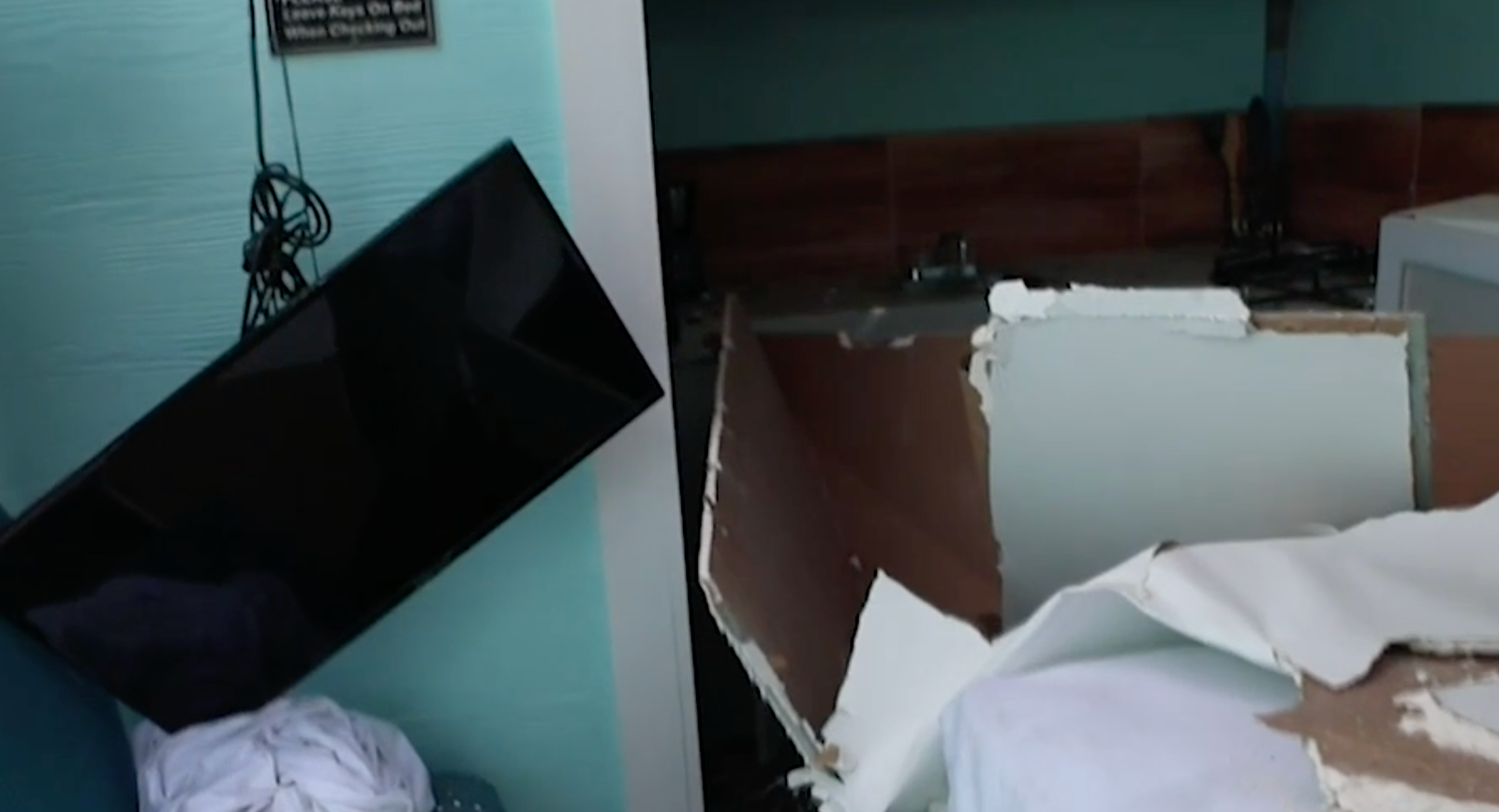 APARTMENT EXPLOSION LANDS THREE IN HOSPITAL