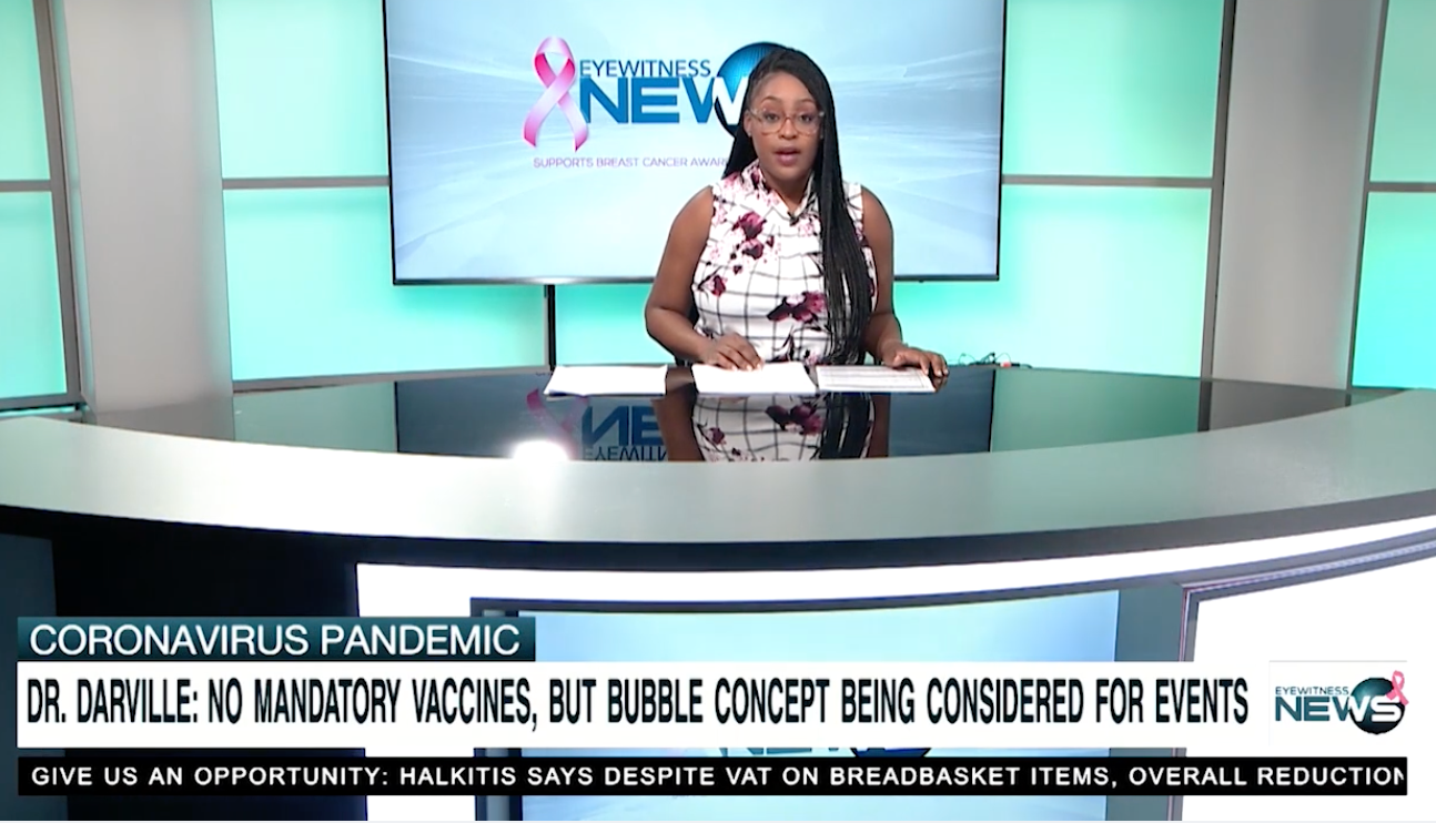 DARVILLE: NO MANDATORY VACCINES, BUT BUBBLE CONCEPT BEING CONSIDERED