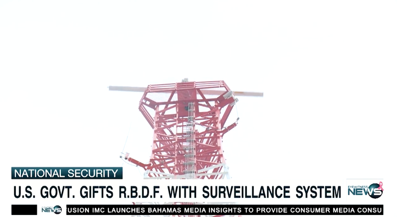 US GOVT. GIFTS RBDF WITH SURVEILLANCE SYSTEM