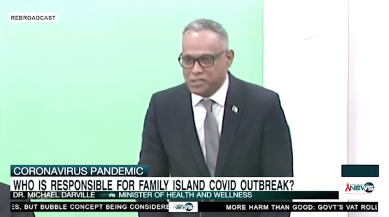 WHO IS RESPONSIBLE FOR FAMILY ISLAND OUTBREAK?
