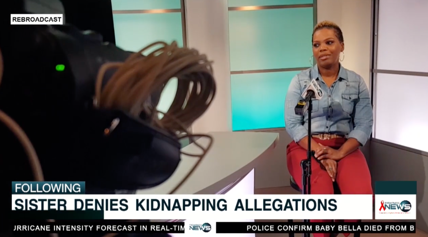 SISTER DENIES KIDNAPPING ALLEGATIONS