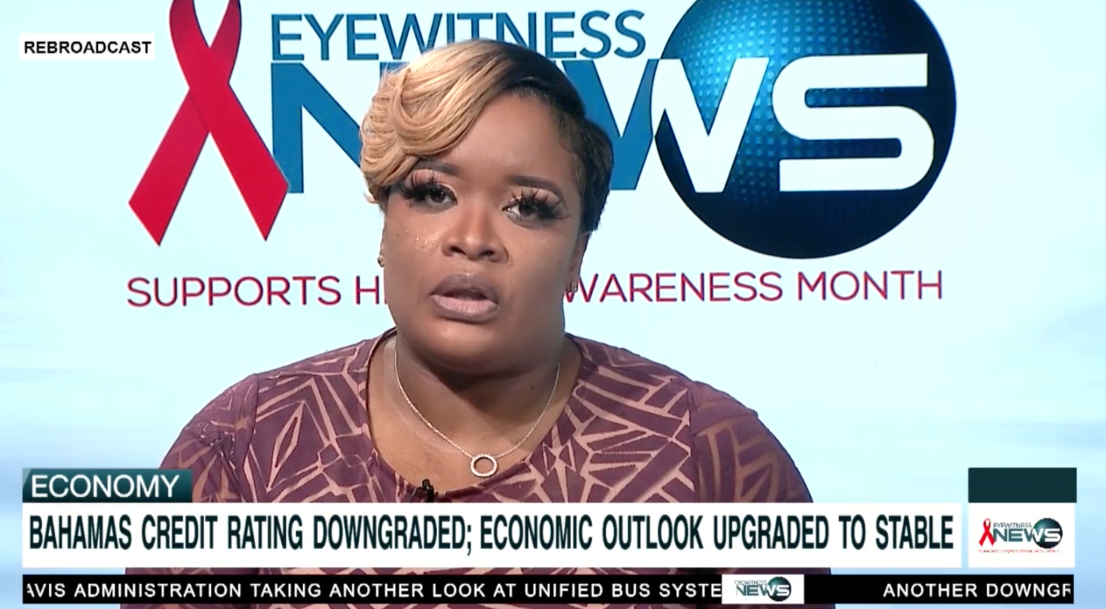 BAHAMAS CREDIT RATING DOWNGRADED; ECONOMIC OUTLOOK UPGRADED TO STABLE