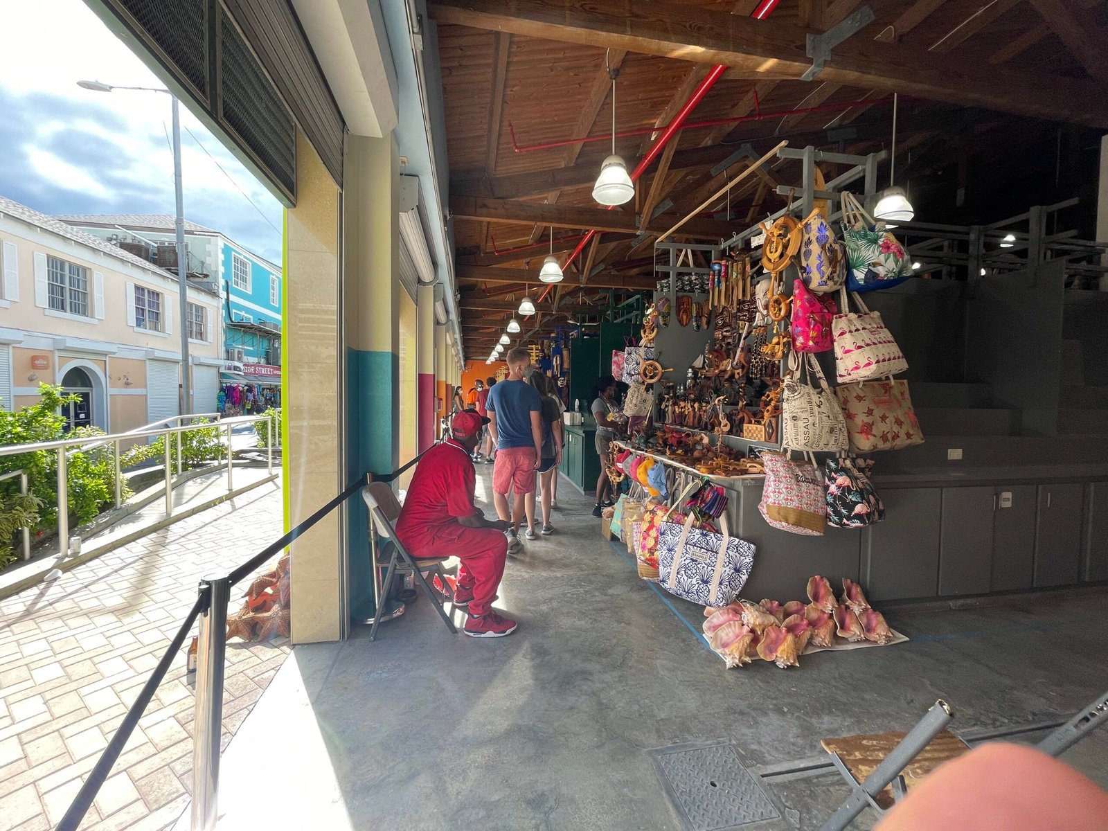 OVERJOYED: Vendors thankful to return to straw market after 20-month closure