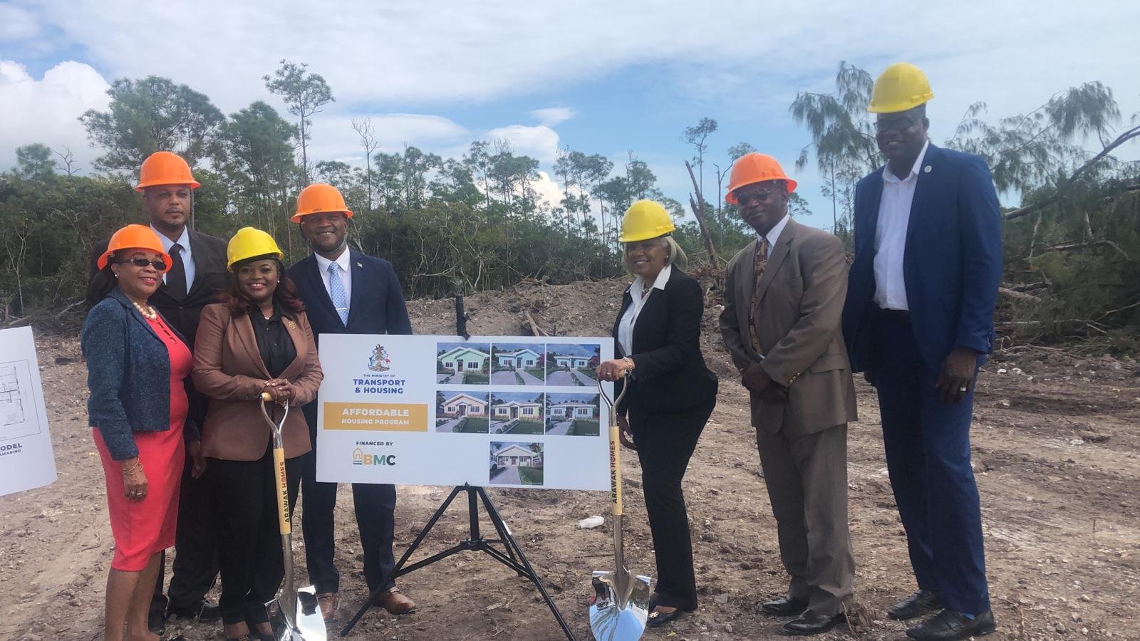 GOVT BREAKS GROUND FOR NEW SUBDIVISION