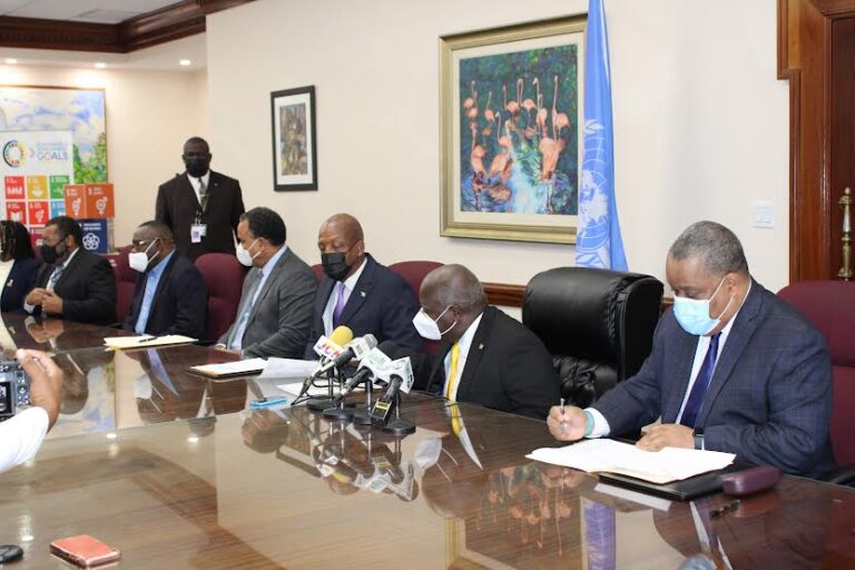 Bahamas signs onto Multi-Country Sustainable Development Framework with UN