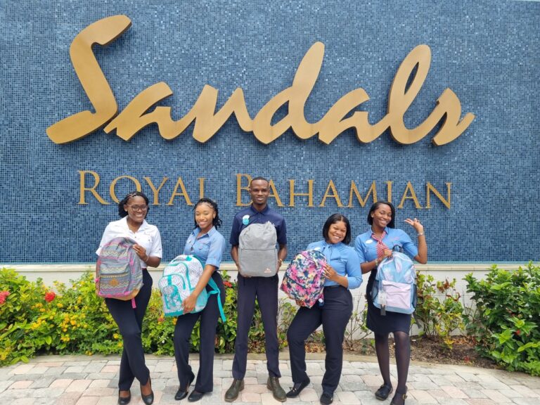 Sandals equips scores of students with supplies to return to school
