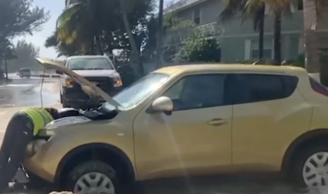 MECHANIC CAUTIONS PUBLIC AGAINST DRIVING FLOODED STREETS