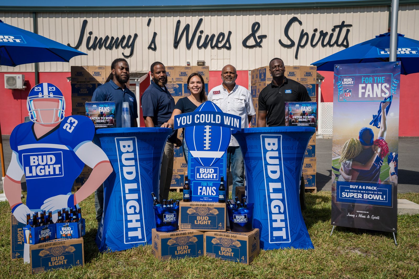 Bud Light and Jimmy's to send six to Super Bowl LVII