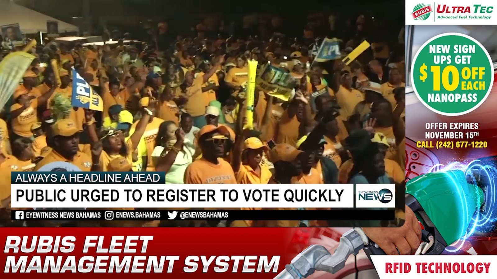 Public urged to register to vote quickly Eye Witness News