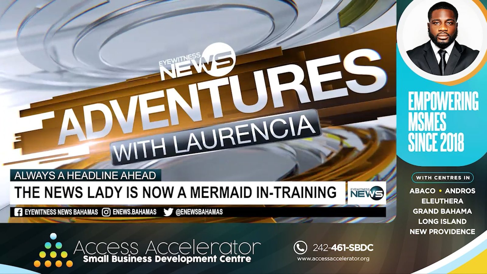 ADVENTURES WITH LAURENCIA: The news lady is now a mermaid in-training