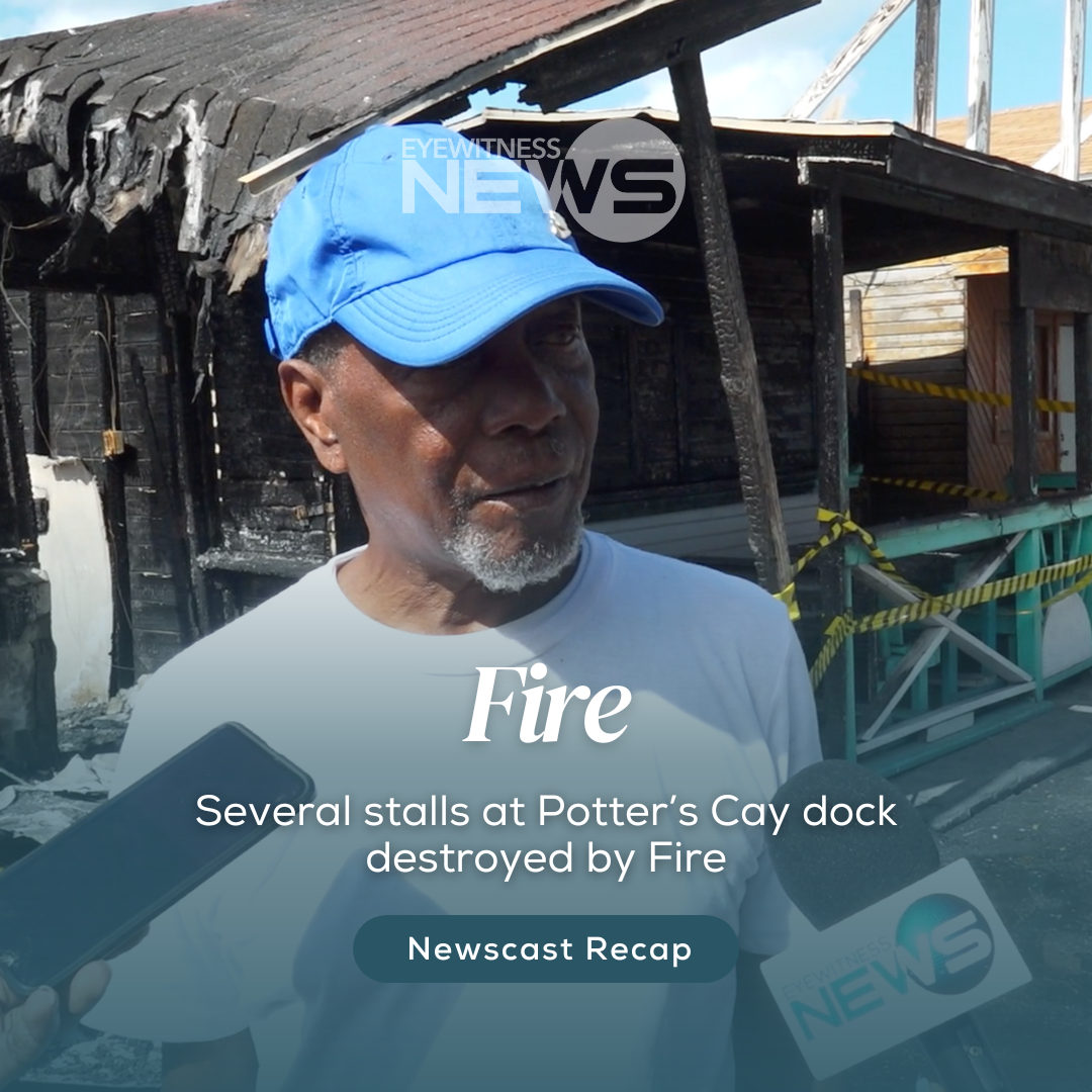 Several stalls at Potter’s Cay dock destroyed by Fire