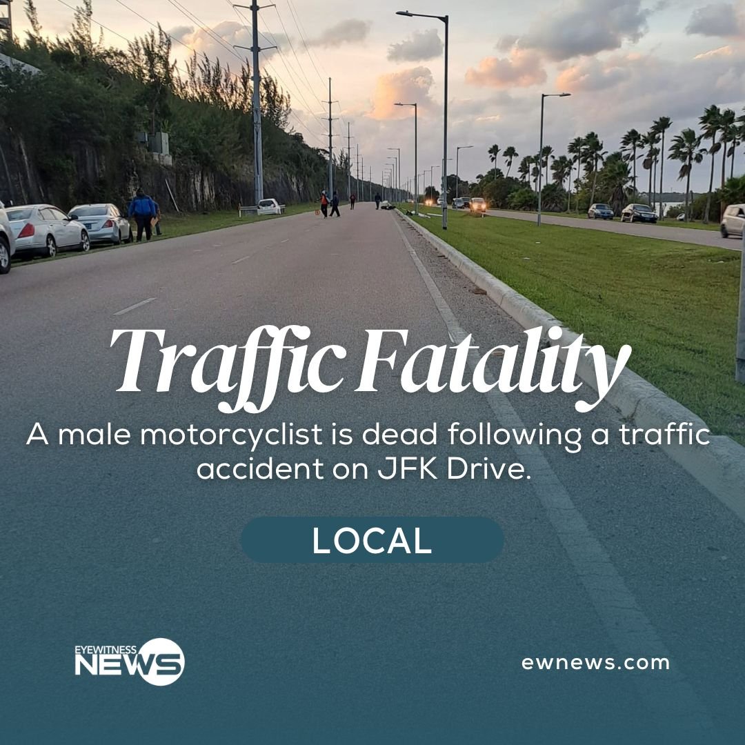 Fatal traffic accident claims life of male motorcyclist