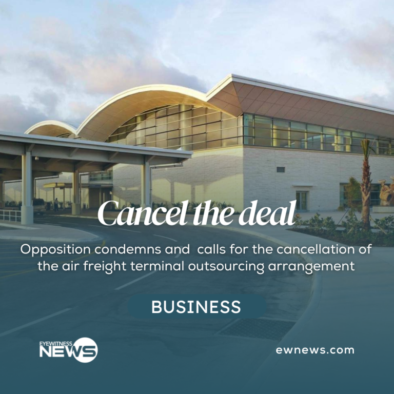 CANCEL THE DEAL: Opposition condemns air freight terminal outsourcing arrangement