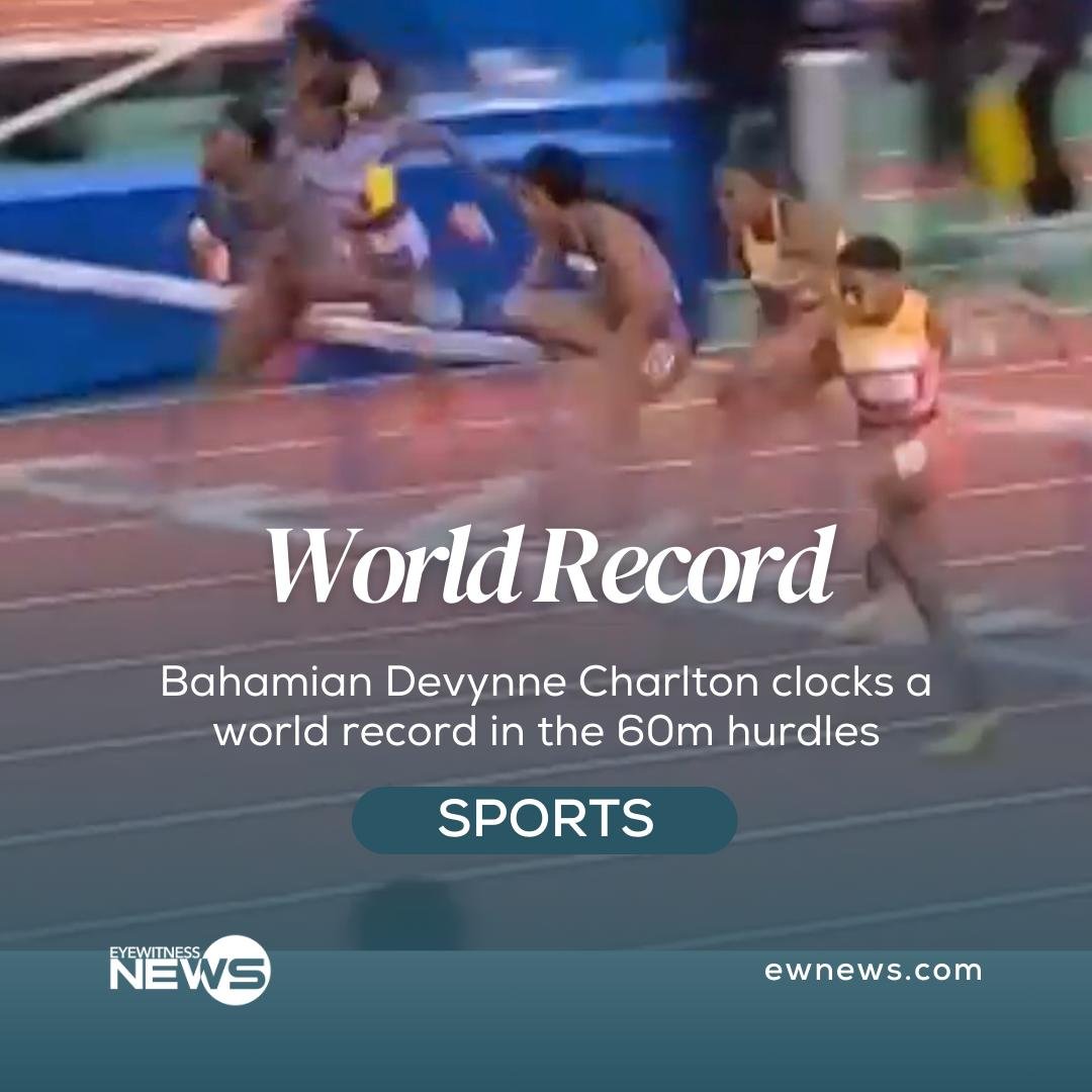 WORLD RECORD: Olympian Devynne Charlton sets indoor women’s 60m hurdles record
