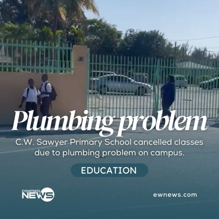 Plumbing problem at C. W. Sawyer Primary forces students home