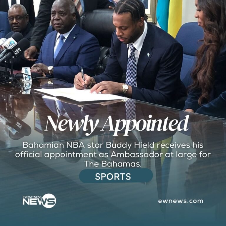 Bahamian NBA star Buddy Hield receives his official appointment as Ambassador at Large for The Bahamas