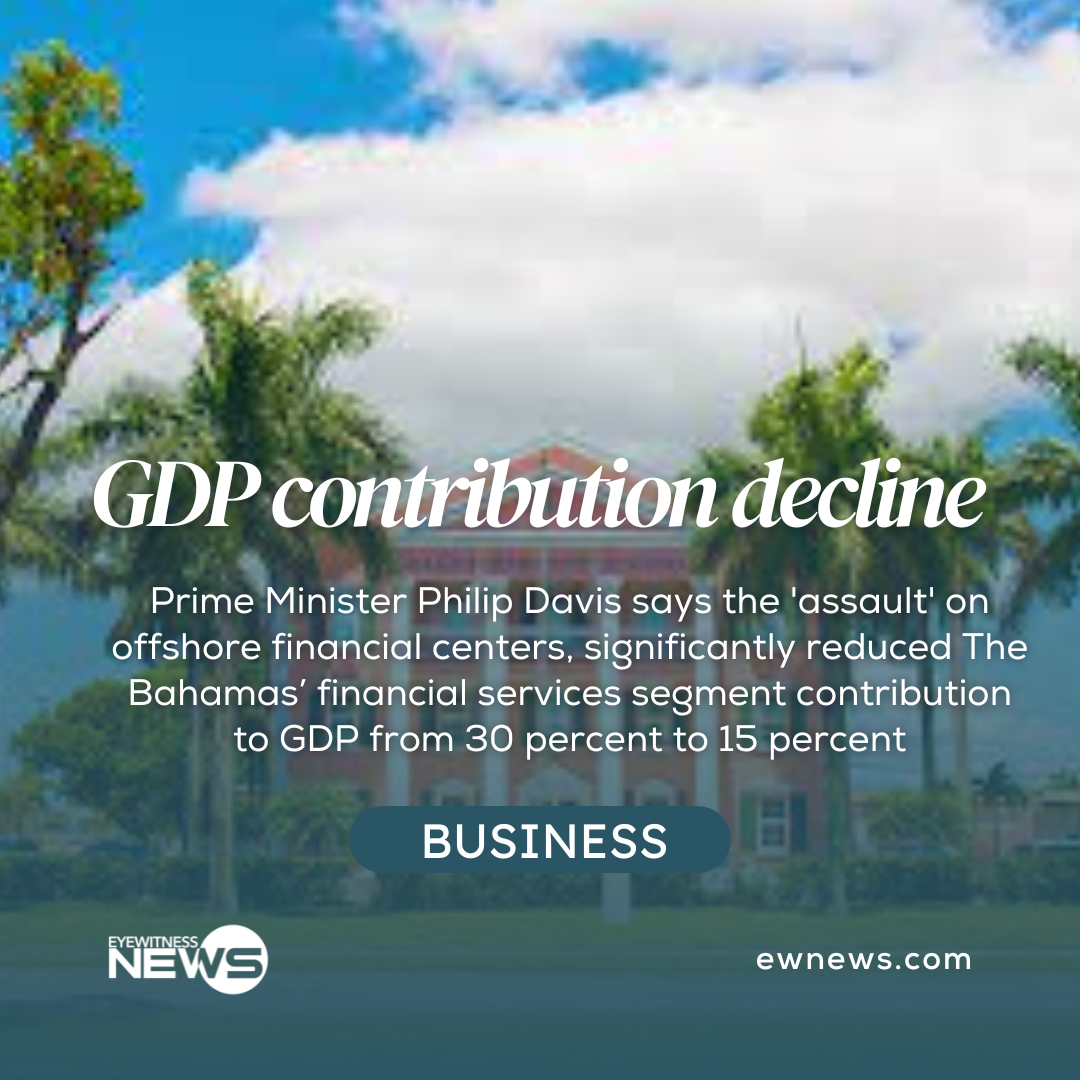 PM: ‘Assault’ on offshore financial centers caused 50 percent decline in the financial services sector’s contribution to GDP