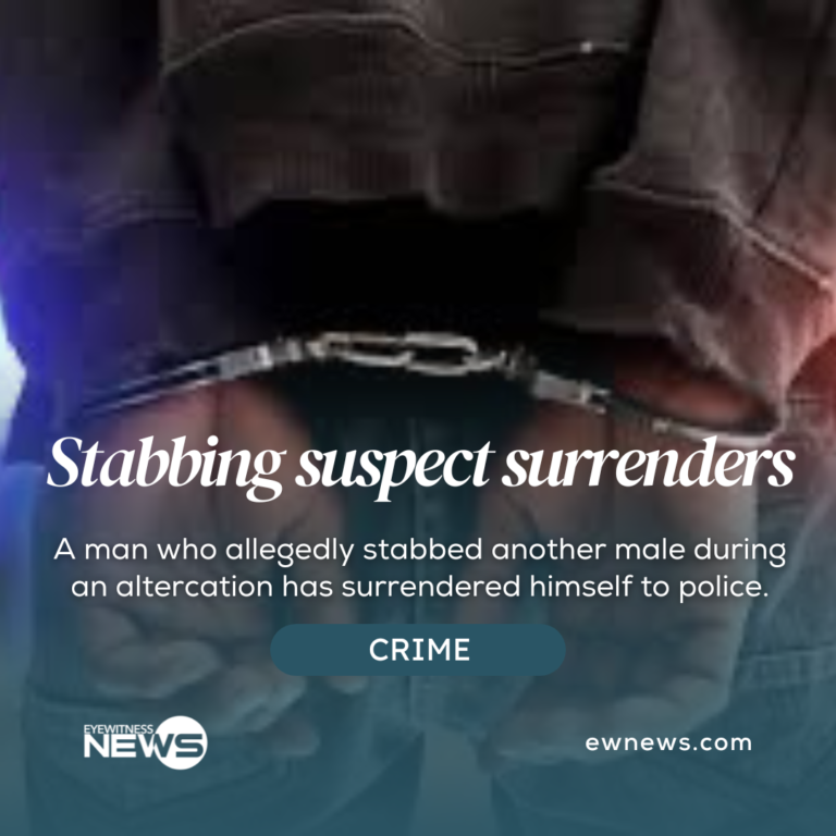 Stabbing Suspects Surrenders To Police