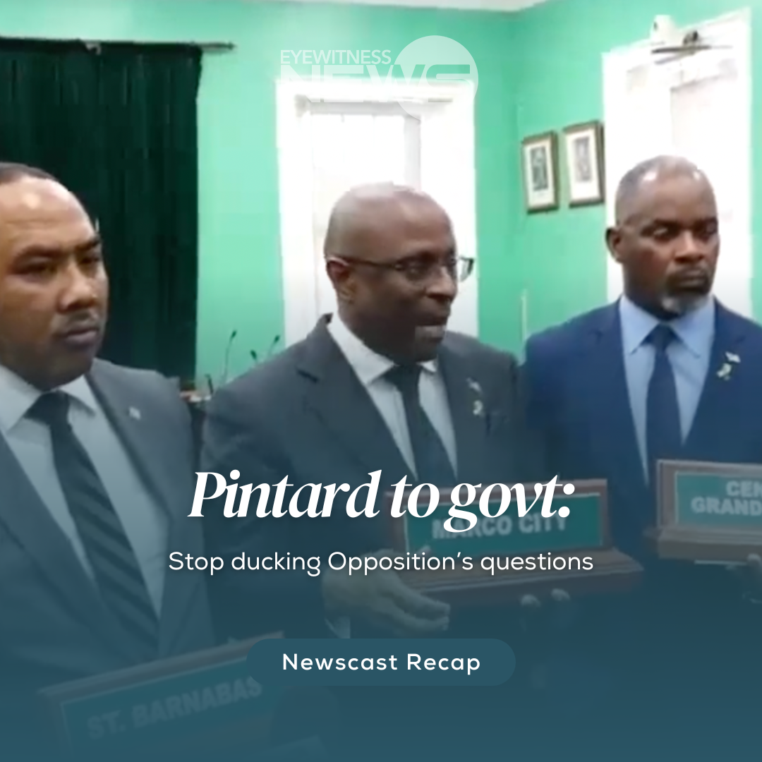 Pintard to govt: Stop ducking Opposition’s questions