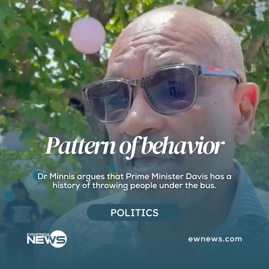 Minnis: ‘Davis has a history of throwing people under the bus’