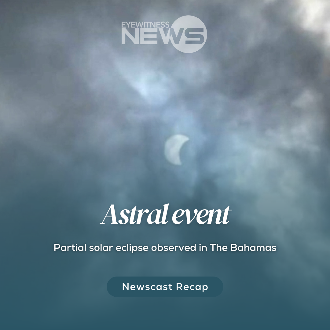Partial solar eclipse observed in The Bahamas