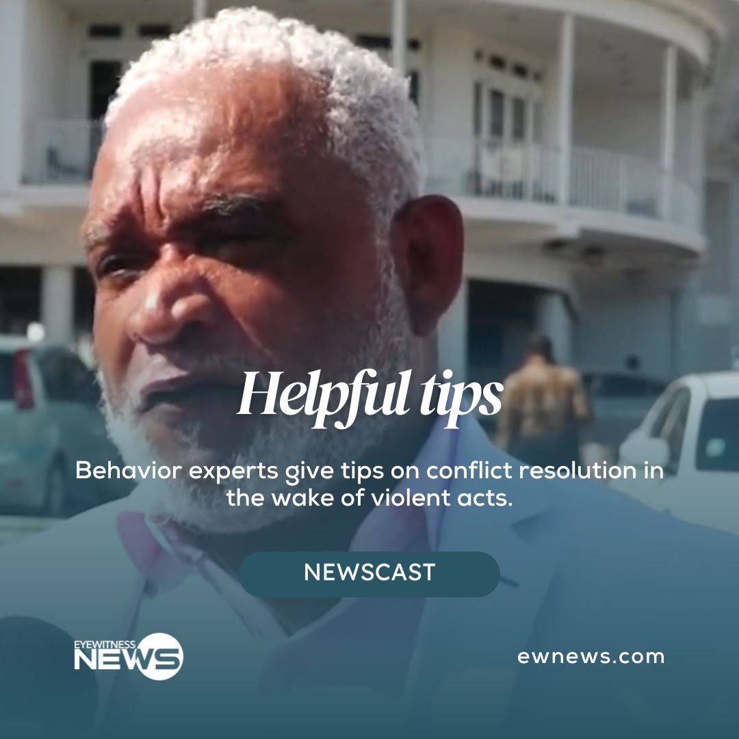 Behaviour experts give tips on conflict resolution in the wake of violent acts