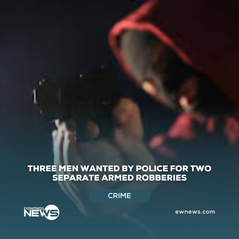 Three men wanted by police for two separate armed robberies