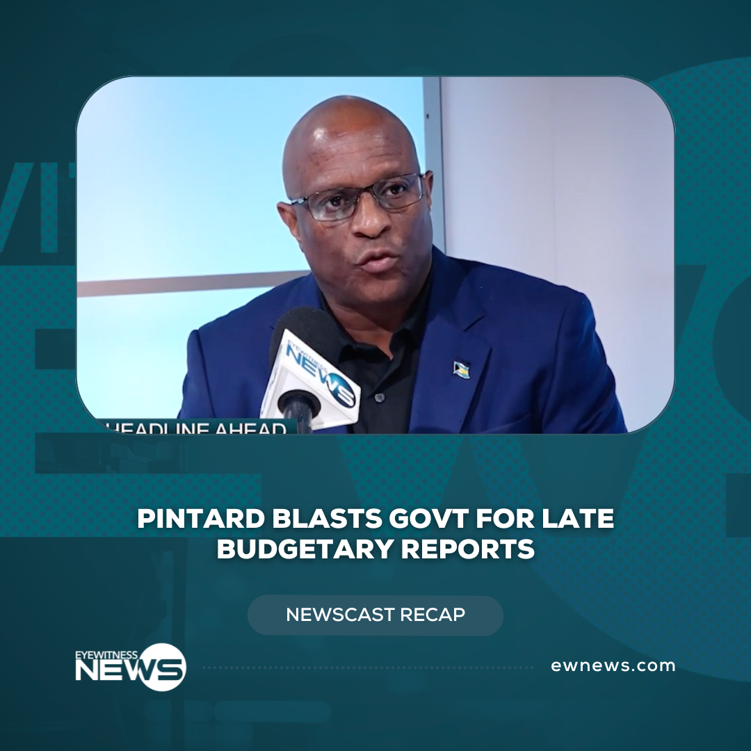 Pintard blasts govt for late budgetary reports