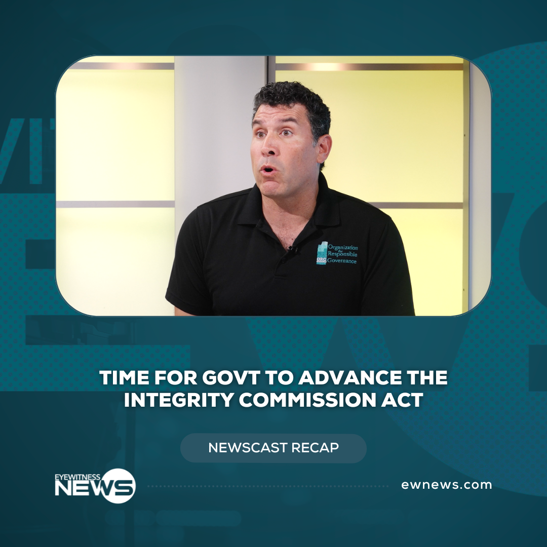 ‘Time for govt to advance the Integrity Commission Act’