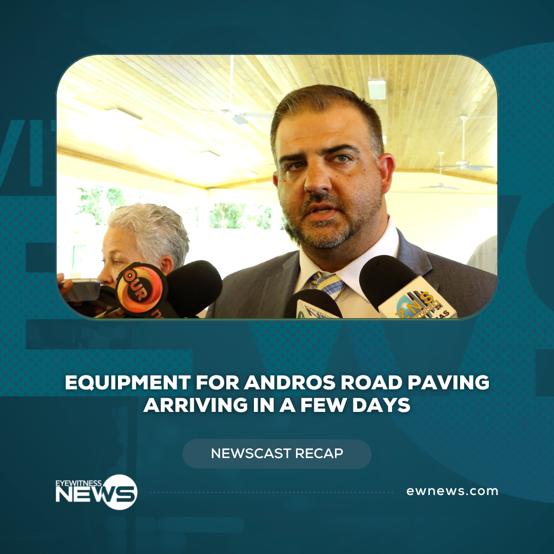 Equipment for Andros road paving arriving in a few days