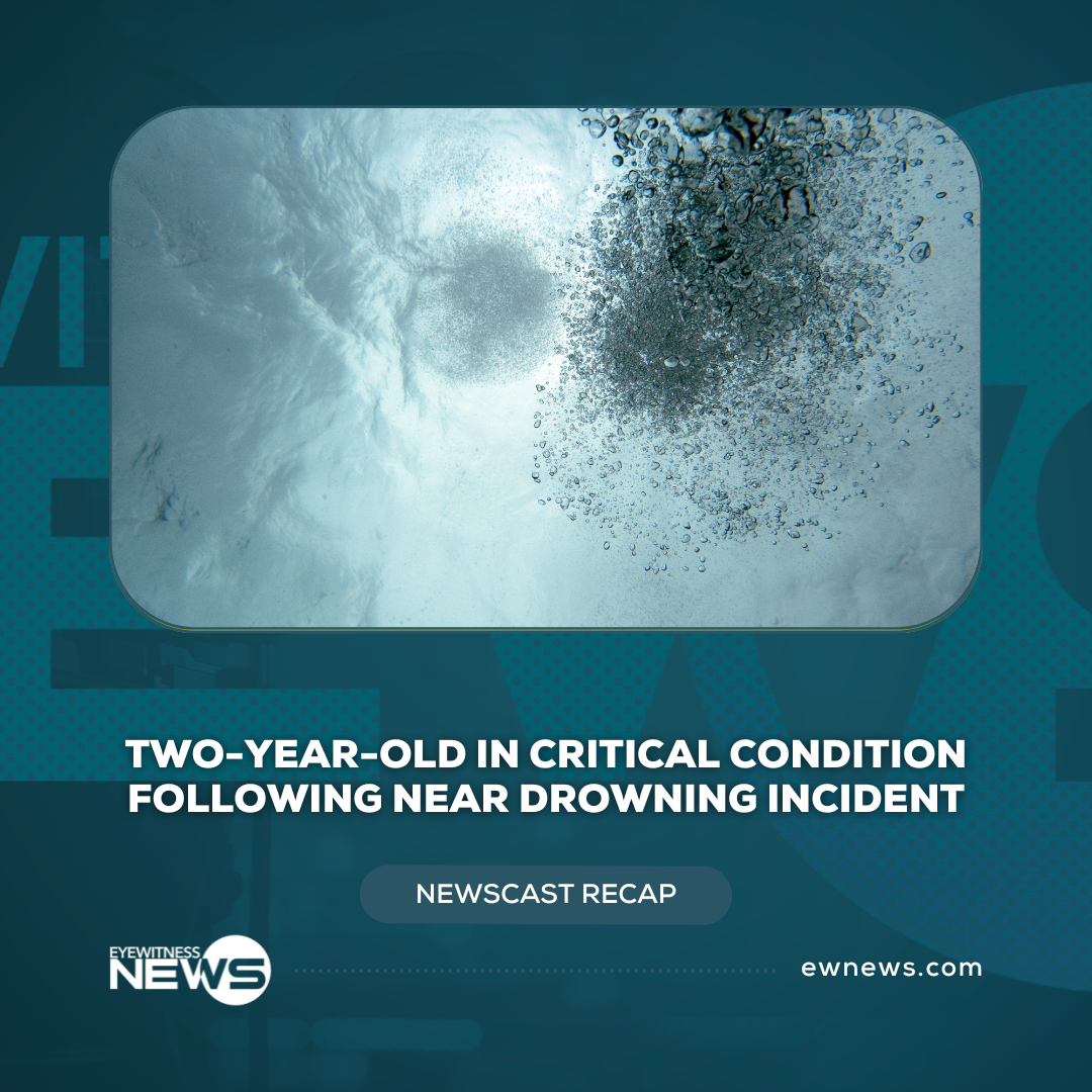 Two-year-old in critical condition following near drowning incident