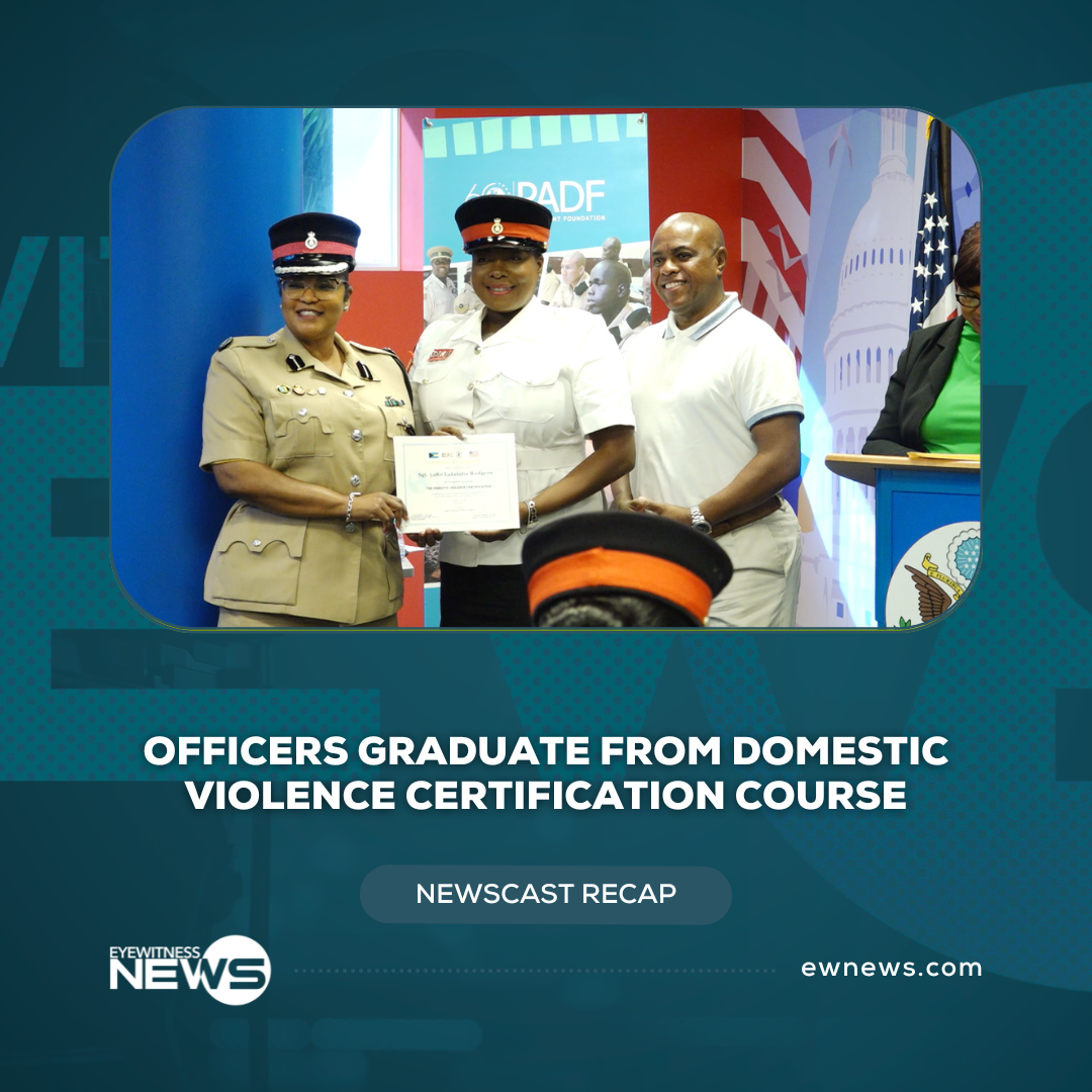 Officers graduate from domestic violence certification course