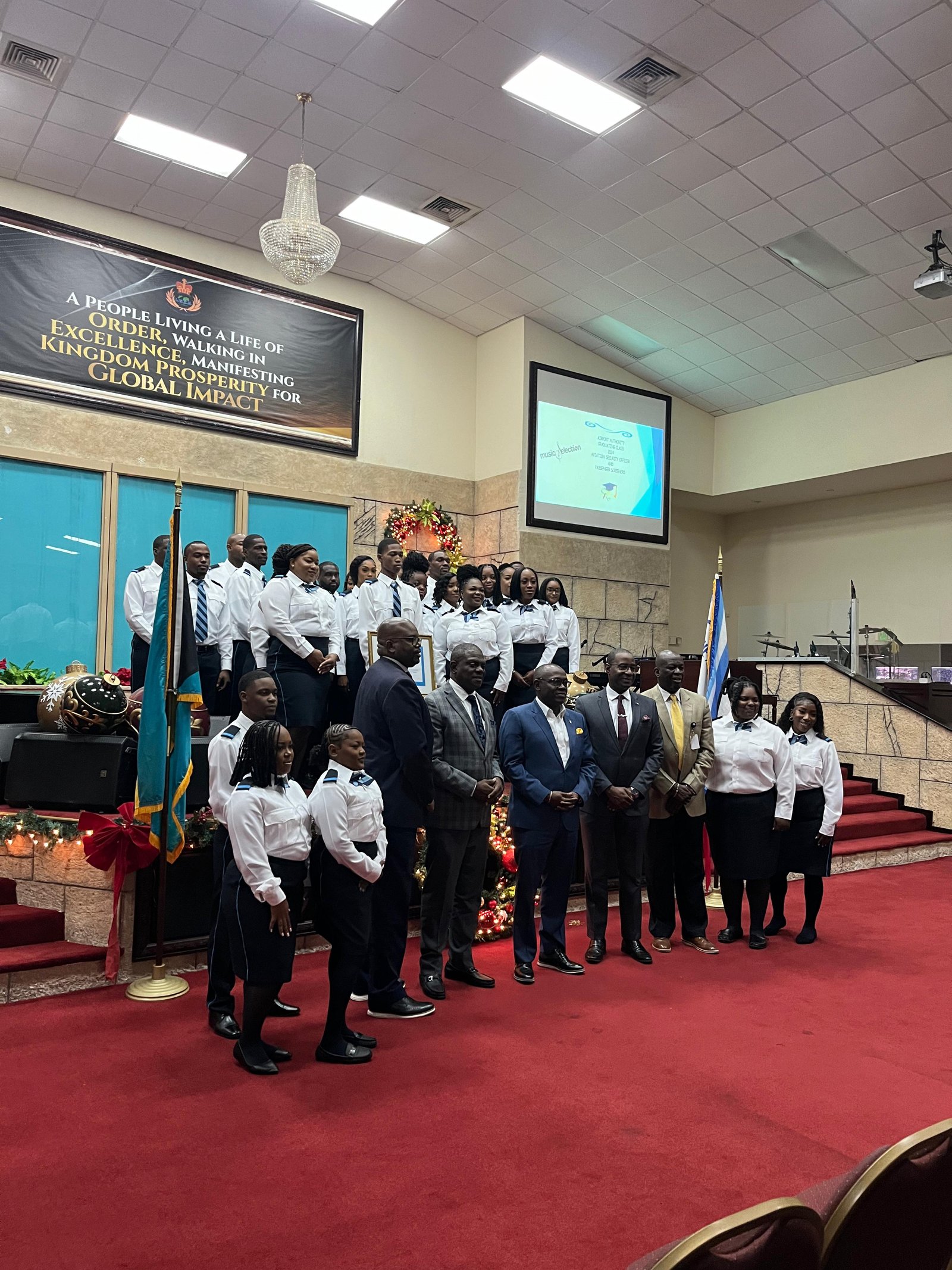 Forty new airport security and passenger screening officers graduate