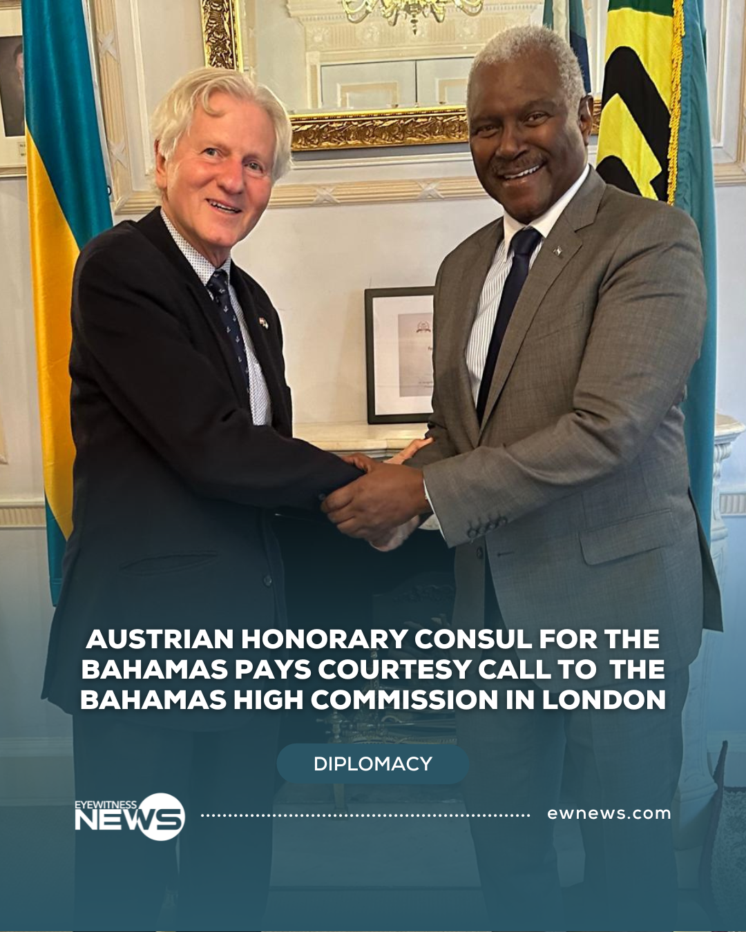 DIPLOMACY: Austrian Honorary Consul pays courtesy call on The Bahamas High Commission