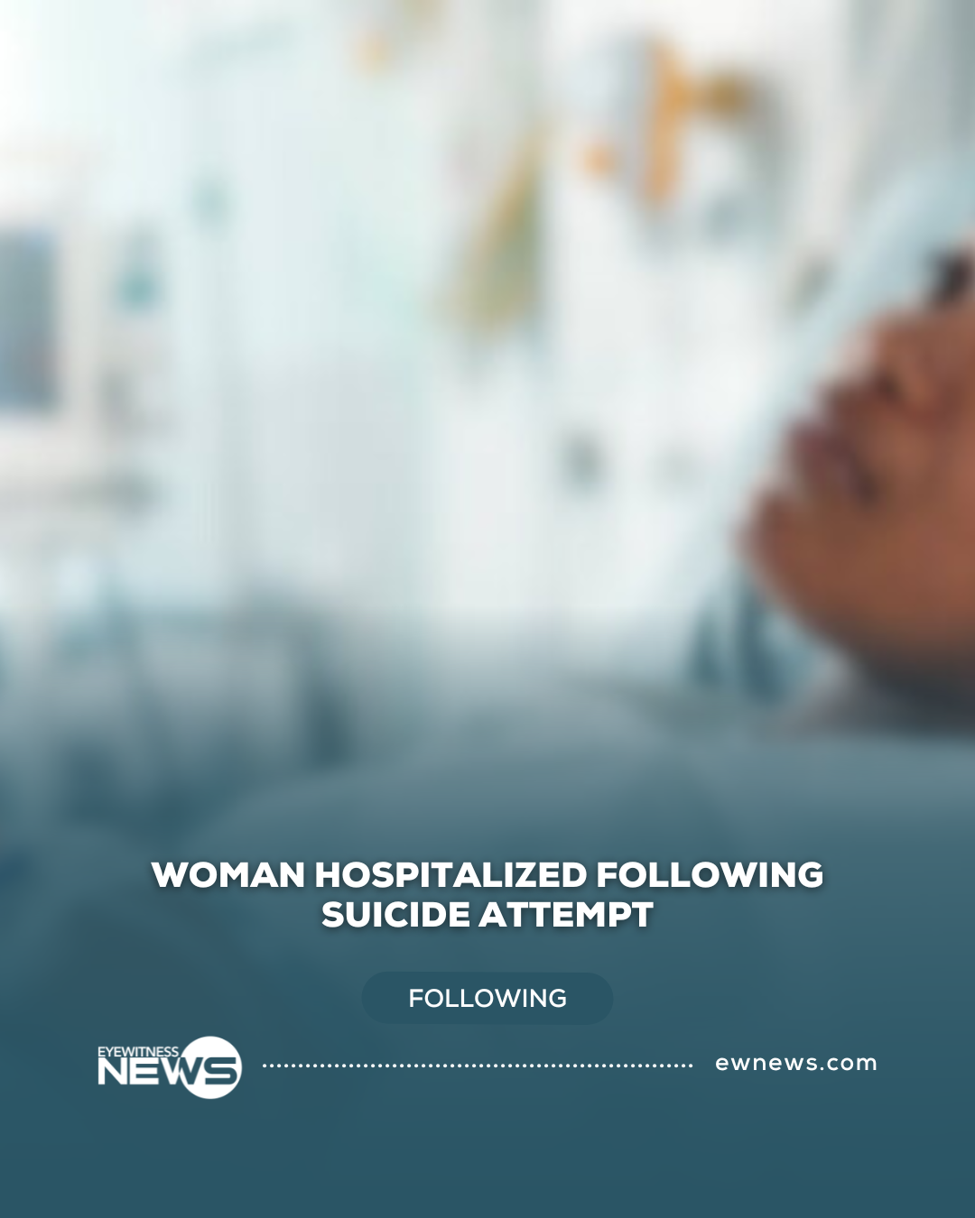 Woman hospitalized following suicide attempt