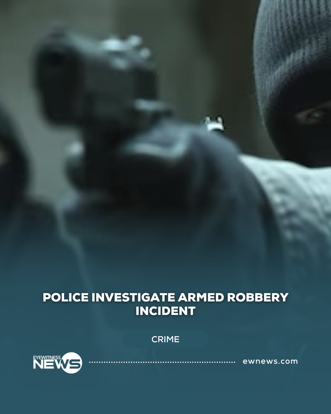 Man robbed while sitting outside of his residence