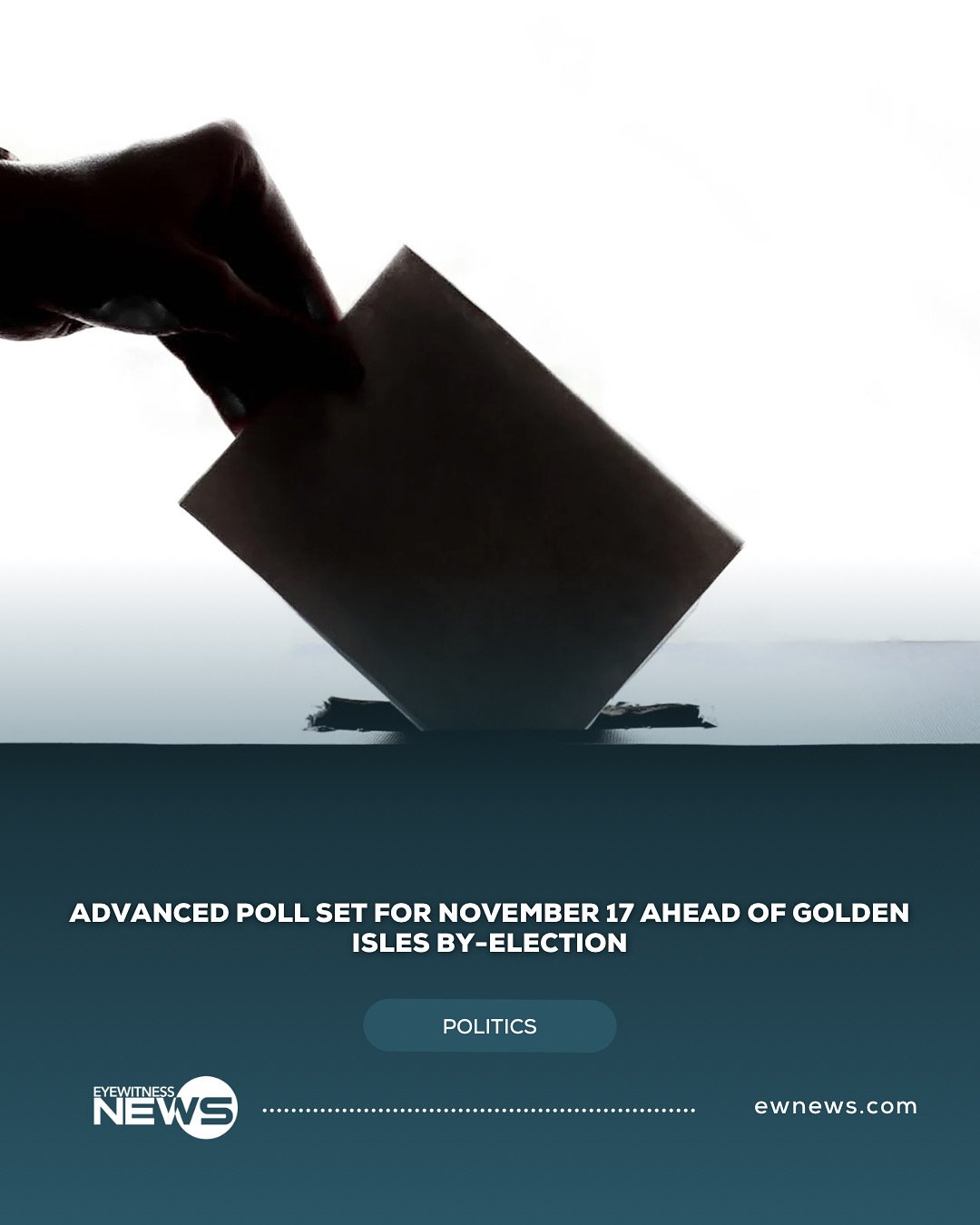Advanced Poll Set for November 17 Ahead of Golden Isles By-Election