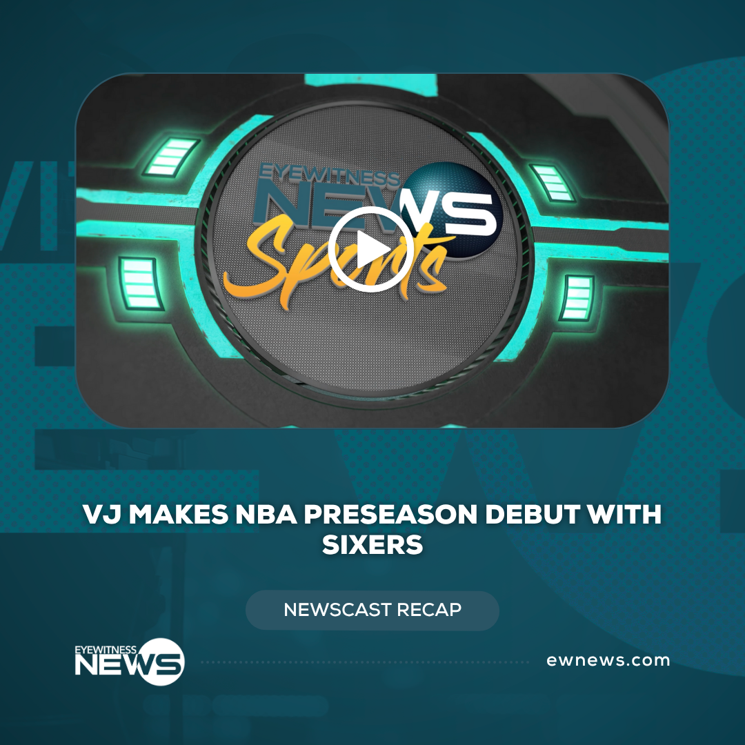 VJ Makes NBA Preseason Debut With Sixers
