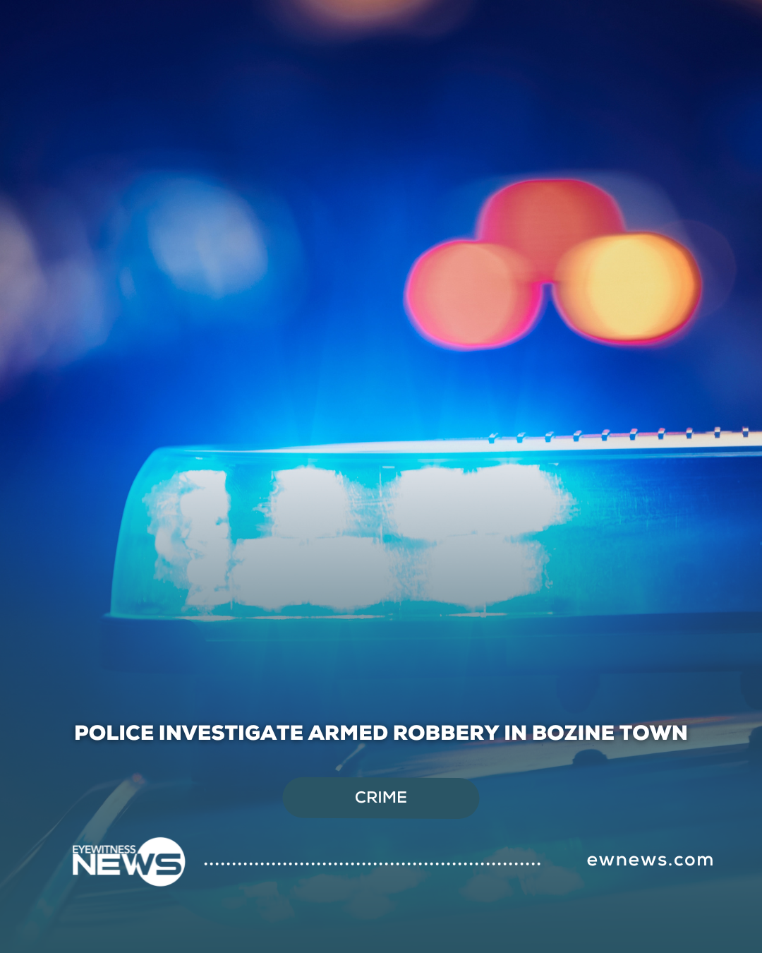 Police investigate armed robbery in Bozine Town