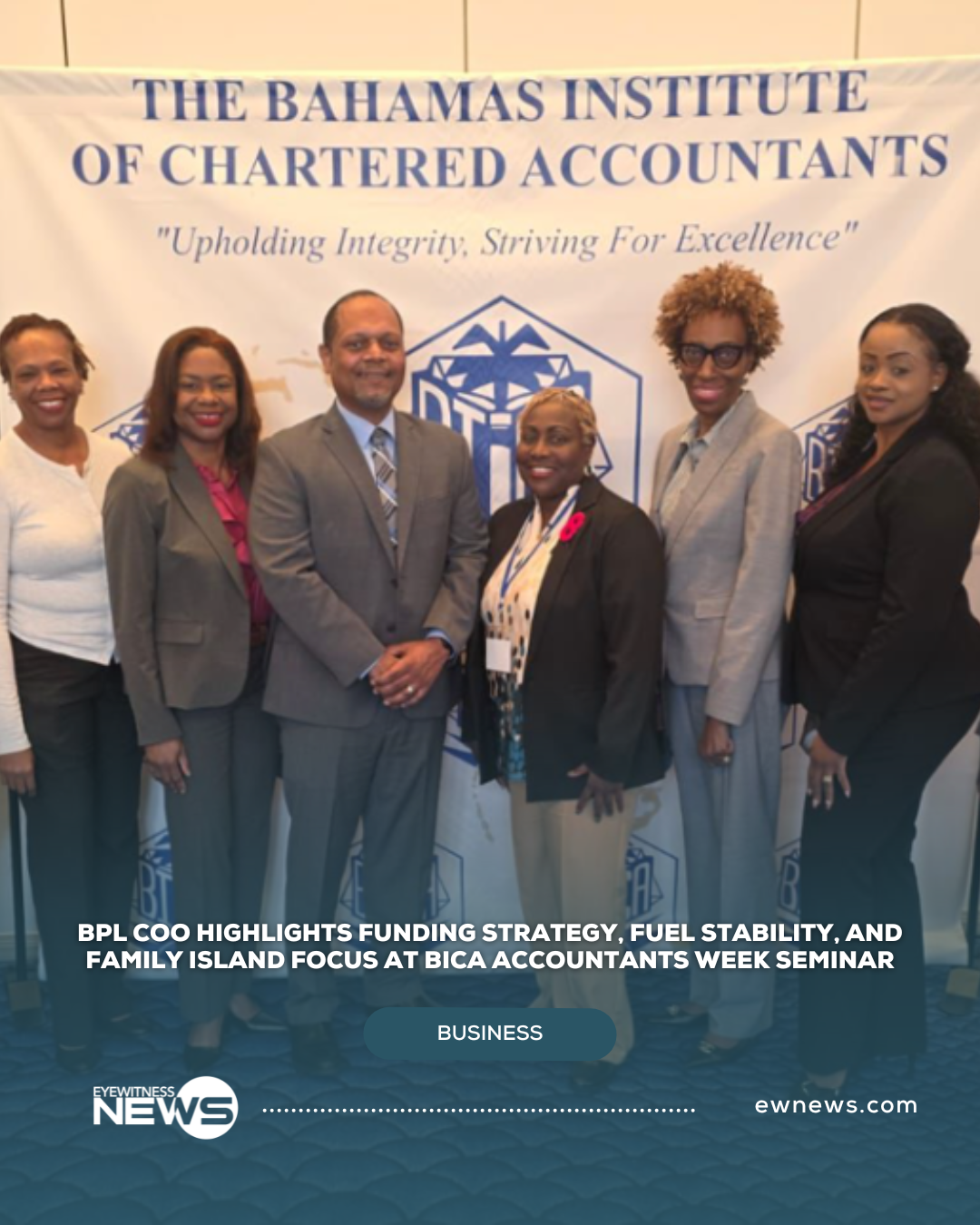 BPL COO highlights funding strategy, fuel stability, and Family Island focus at BICA Accountants Week seminar